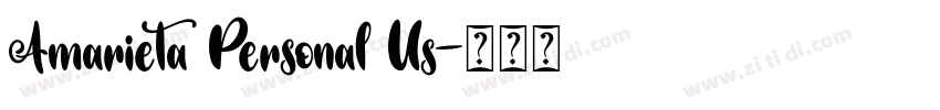 Amarieta Personal Us字体转换 Amarieta Personal Us字体转换